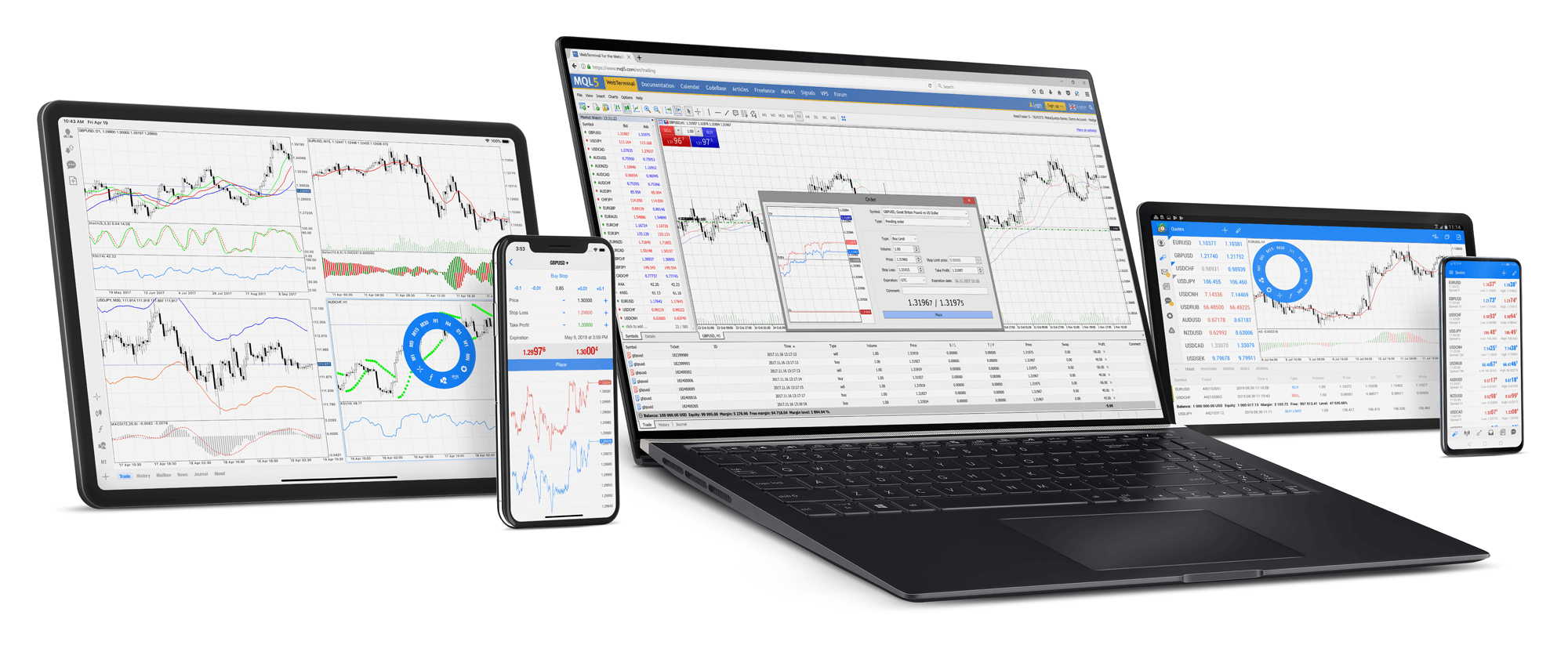 screenshot of MetaTrader 5